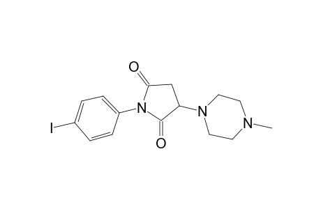 1-(4-Iodophenyl)-3-(4-methyl-1-piperazinyl)-2,5-pyrrolidinedione