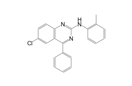 2-quinazolinamine, 6-chloro-N-(2-methylphenyl)-4-phenyl-
