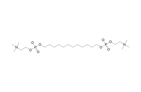 1,12-BIS-[([(TRIMETHYLAMMONIUM)-ETHOXY]-PHOSPHINYL)-OXY]-DODECANE