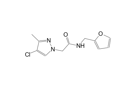 2-(4-chloro-3-methyl-1H-pyrazol-1-yl)-N-(2-furylmethyl)acetamide