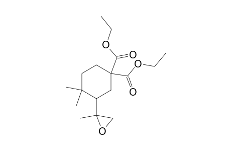 Diethyl 4,4-dimethyl-3-(2-methyloxiran-2-yl)cyclohexane-1,1-dicarboxylate