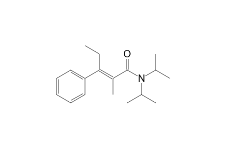 (E)-2-methyl-3-phenyl-N,N-di(propan-2-yl)-2-pentenamide