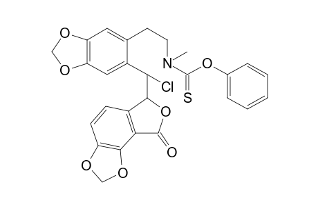 O-Phenyl N-{2-[2'-chloro-(4",5"-methylenedioxy-3"-oxo-1",3"-dihydroisobenzofuran-1"-yl)methyl]-4',5'-methylenedioxyphenyl}ethyl-N-methylthiocarbamate