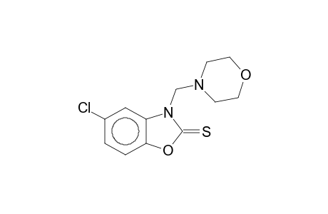 5-Chloro-3-(4-morpholinylmethyl)-1,3-benzoxazole-2(3H)-thione