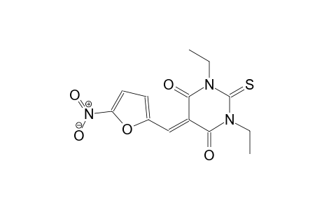 1,3-diethyl-5-[(5-nitro-2-furyl)methylene]-2-thioxodihydro-4,6(1H,5H)-pyrimidinedione