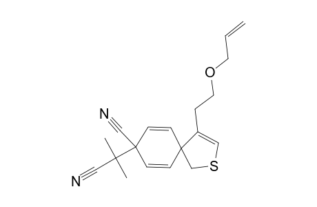 Spiro-[4-Cyano-4-(2-cyanopropyl)cyclohexadiene-1,3-4-[(2-allyloxy)ethyl]dihydrothiophene