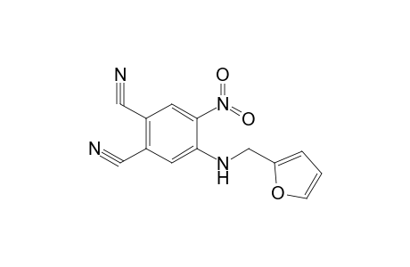 1,2-Benzenedicarbonitrile, 4-[(2-furanylmethyl)amino]-5-nitro-