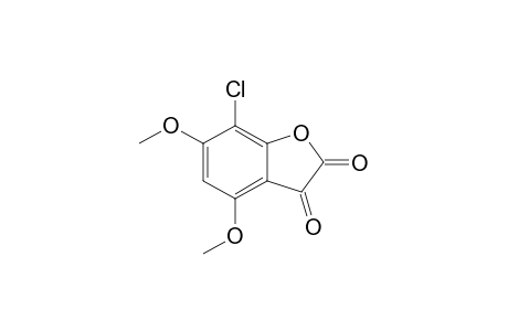 7-Chloro-4,6-dimethoxybenzofuran-2,3-dione