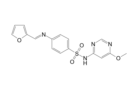 4-([(E)-2-Furylmethylidene]amino)-N-(6-methoxy-4-pyrimidinyl)benzenesulfonamide