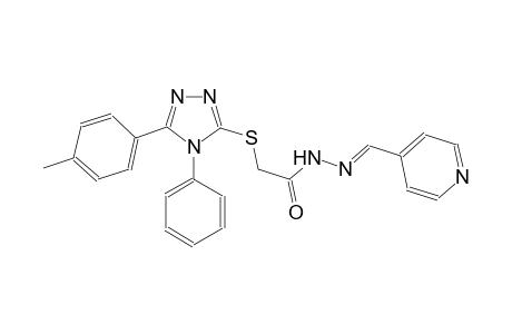 acetic acid, [[5-(4-methylphenyl)-4-phenyl-4H-1,2,4-triazol-3-yl]thio]-, 2-[(E)-4-pyridinylmethylidene]hydrazide