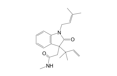 2-[1-(3-methylbut-2-enyl)-3-(2-methylbut-3-en-2-yl)-2-oxoindolin-3-yl]-N-methylacetamide