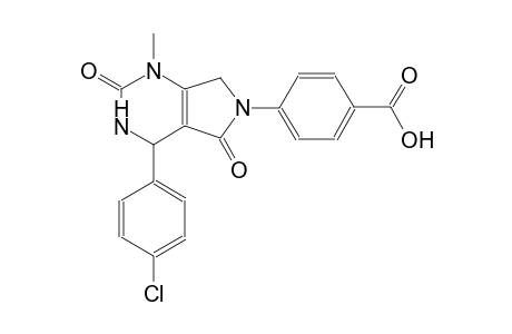 benzoic acid, 4-[4-(4-chlorophenyl)-1,2,3,4,5,7-hexahydro-1-methyl-2,5-dioxo-6H-pyrrolo[3,4-d]pyrimidin-6-yl]-