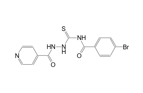 4-pyridinecarboxylic acid, 2-[[(4-bromobenzoyl)amino]carbonothioyl]hydrazide