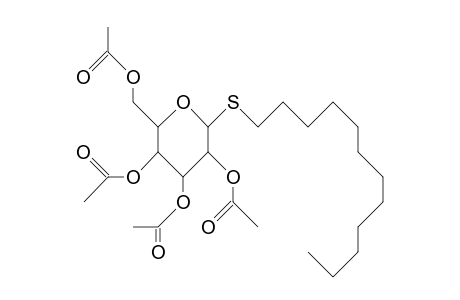 1-Dodecylthio-2,3,4,6-tetra-O-acetyl-B-glucopyranoside