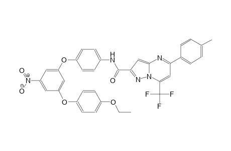 pyrazolo[1,5-a]pyrimidine-2-carboxamide, N-[4-[3-(4-ethoxyphenoxy)-5-nitrophenoxy]phenyl]-5-(4-methylphenyl)-7-(trifluoromethyl)-