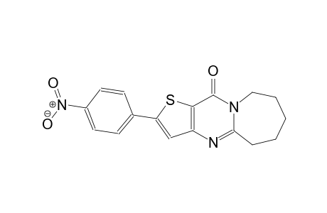 2-(4-Nitrophenyl)-6,7,8,9-tetrahydrothieno[3',2':4,5]pyrimido[1,2-a]azepin-11(5H)-one