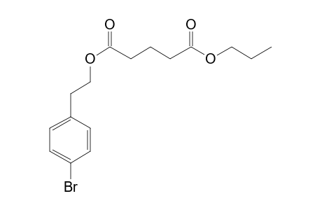 Glutaric acid, 2-(4-bromophenyl)ethyl propyl ester