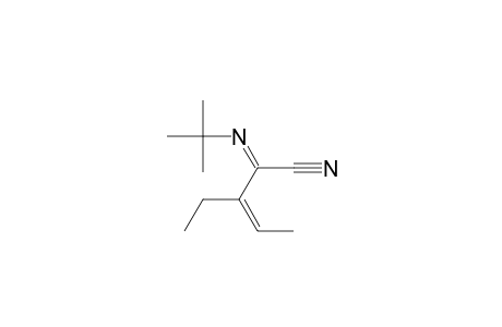 3-Pentenenitrile, 2-[(1,1-dimethylethyl)imino]-3-ethyl-