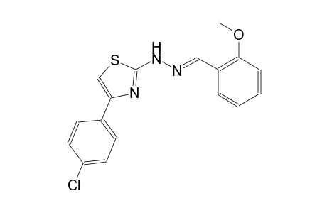 benzaldehyde, 2-methoxy-, [4-(4-chlorophenyl)-2-thiazolyl]hydrazone