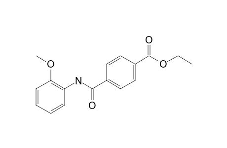 Terephthalic acid, monoamide, N-(2-methoxyphenyl)-, ethyl ester