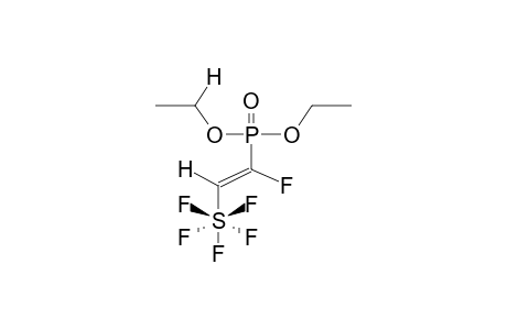 DIETHYL (E)-1-FLUORO-2-(PENTAFLUORO-LAMBDA6-SULPHANYL)ETHENYLPHOSPHONATE