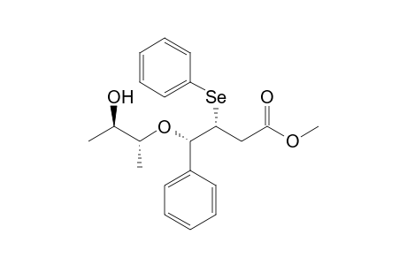 Methyl (3R,4S)-4-{[(1R,2R)-2-Hydroxy-1-methylpropyl]oxy}-4-phenyl-3-(phenylseleno)butanoate