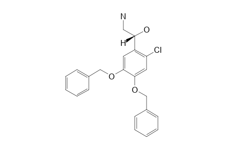 (R)-2-CHLORO-BETA-HYDROXY-4,5-DI-(PHENYLMETHOXY)-BENZENE-ETHANAMINE
