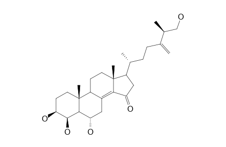 CERTONARDOSTEROL-Q5;(25S)-3-BETA,4-BETA,6-ALPHA,26-TETRAHYDROXY-24-METHYL-5-ALPHA-CHOLESTA-8(14),24(24(1))-DIEN-15-ONE