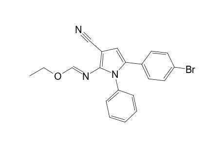 N-[5-(4-bromo-phenyl)-3-cyano-1-phenyl-1H-pyrrol-2-yl]-formimidic ethyl ester