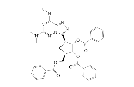 6-DIMETHYLAMINO-8-HYDRAZINO-3-(2',3',5'-TRI-O-BENZOYL-BETA-D-RIBOFURANOSYL)-1,2,4-TRIAZOLO-[3,4-F]-[1,2,4]-TRIAZINE