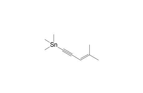 Trimethyl(4-methylpent-3-en-1-ynyl)stannane
