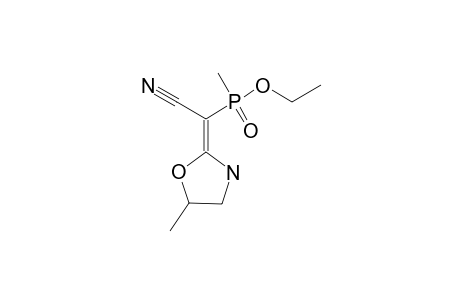 (E)-[(CYANO)-(5-METHYLOXAZOLIDIN-2-YLIDEN)-METHYL]-(METHYL)-PHOSPHINIC-ACID-ETHYLESTER