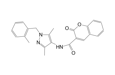 N-[3,5-dimethyl-1-(2-methylbenzyl)-1H-pyrazol-4-yl]-2-oxo-2H-chromene-3-carboxamide