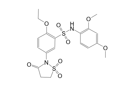benzenesulfonamide, N-(2,4-dimethoxyphenyl)-5-(1,1-dioxido-3-oxo-2-isothiazolidinyl)-2-ethoxy-