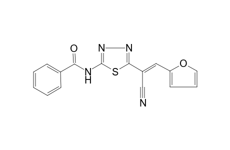 N-[5-(1-Cyano-2-furan-2-yl-vinyl)-[1,3,4]thiadiazol-2-yl]-benzamide