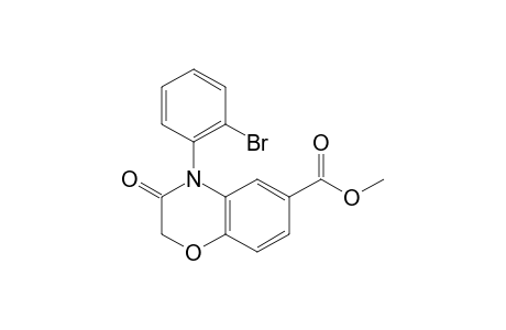 Methyl 4-(2-Bromophenyl)-3-oxo-3,4-dihydro-2H-1,4-benzoxazine-6-carboxylate