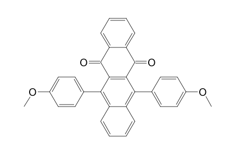 5,12-Naphthacenedione, 6,11-bis(4-methoxyphenyl)-