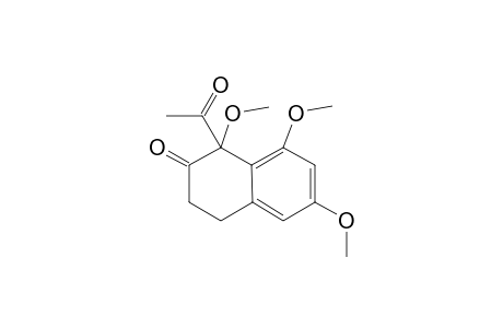 1-ACETYL-3,4-DIHYDRO-1,6,8-TRIMETHOXYNAPHTHALEN-2(1H)-ONE