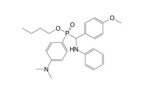 butyl anilino(4-methoxyphenyl)methyl[4-(dimethylamino)phenyl]phosphinate