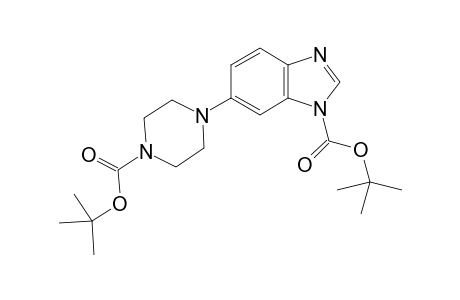 tert-butyl 6-[4-tert-Butoxycarbonyl)-piperazin-1-yl]-1H-benzimidazole-1-carboxylate