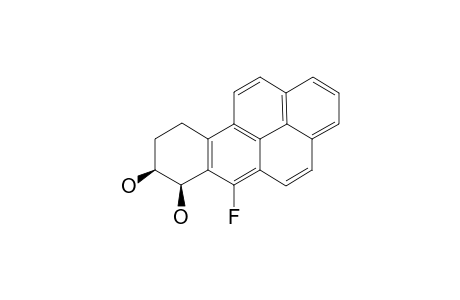CIS-7,8-DIHYDROXY-6-FLUORO-7,8,9,10-TETRAHYDROBENZO-[A]-PYRENE