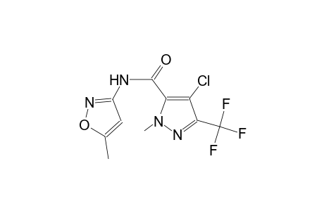 4-chloro-1-methyl-N-(5-methyl-3-isoxazolyl)-3-(trifluoromethyl)-1H-pyrazole-5-carboxamide