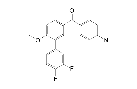 4-([3-(3,4-Difluorophenyl)-4-methoxyphenyl]carbonyl)aniline