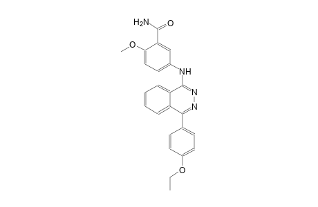 5-{[4-(4-ethoxyphenyl)-1-phthalazinyl]amino}-2-methoxybenzamide