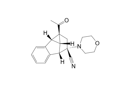 Benzo[a]cyclopropa[cd]pentalene-1-carbonitrile, 2a-acetyl-1,2,2a,2b,6b,6c-hexahydro-1-(4-morpholinyl)-, (1.alpha.,2a.beta.,2b.beta.,6b.beta.,6c.beta.)-