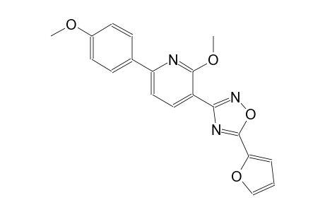3-[5-(2-furyl)-1,2,4-oxadiazol-3-yl]-2-methoxy-6-(4-methoxyphenyl)pyridine