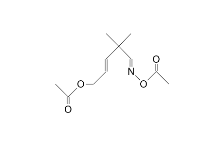 (2E,5E)-5-[(acetyloxy)imino]-4,4-dimethyl-2-pentenyl acetate