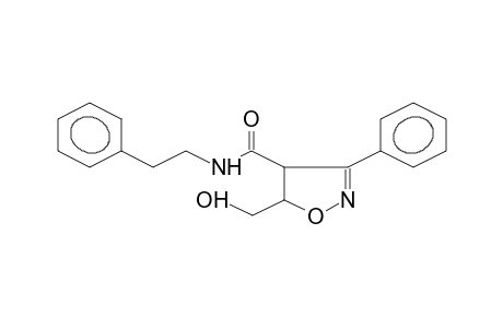 3-PHENYL-4-(2-PHENYLETHYL)CARBAMOYL-5-HYDROXYMETHYLISOXAZOLINE