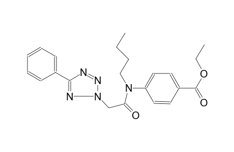 ethyl 4-{butyl[(5-phenyl-2H-tetraazol-2-yl)acetyl]amino}benzoate