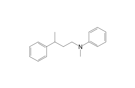 N-methyl-N-(3-phenylbutyl)aniline